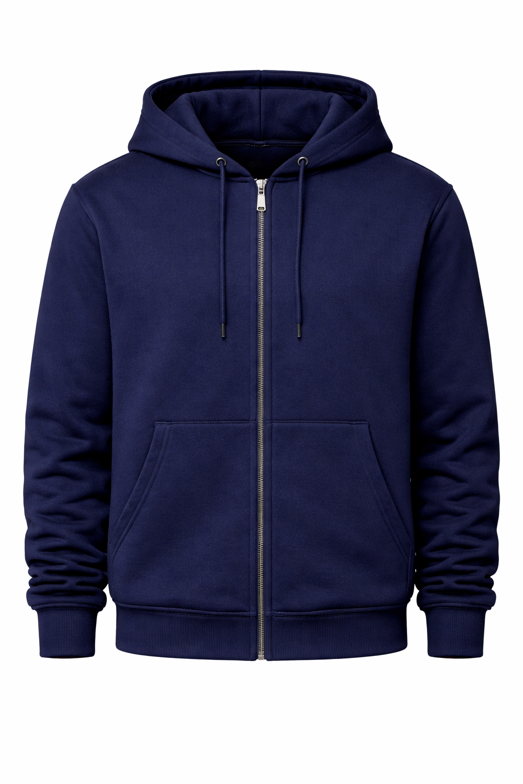 Vest met rits Navy inclusief bedrukking