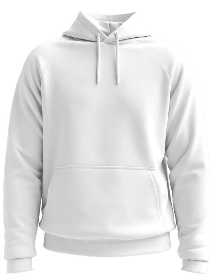 Hoodie wit inclusief bedrukking