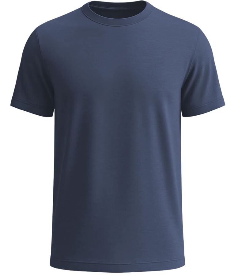 T-shirt navy inclusief bedrukking