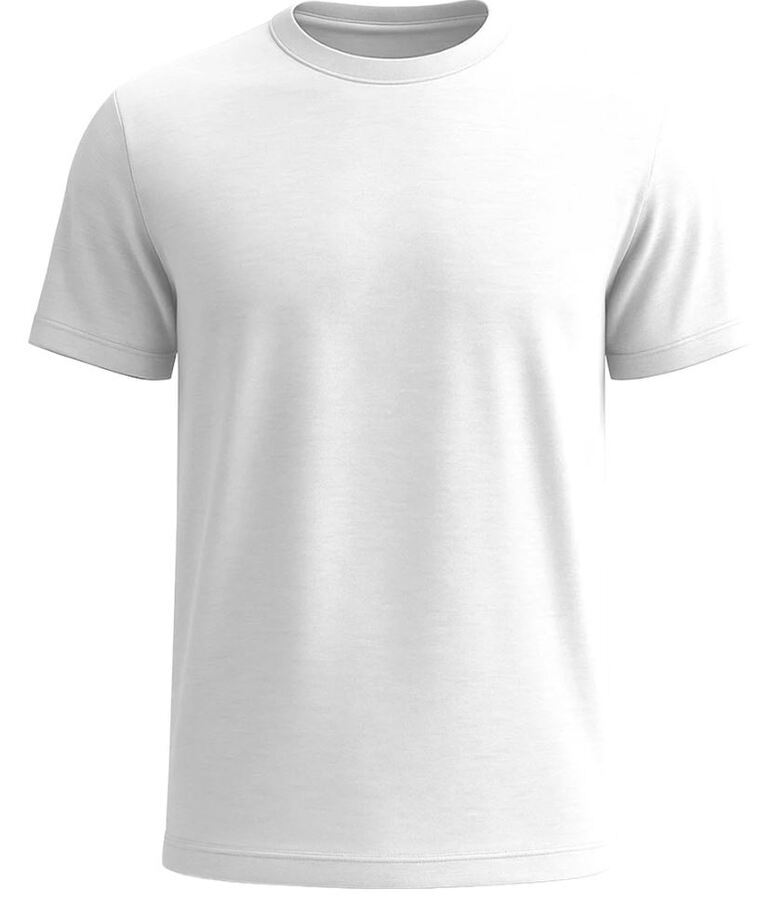 T-shirt wit inclusief bedrukking